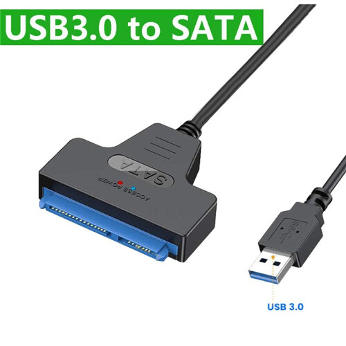 2X USB  Cable  3 to USB 3.0 Adapter USB  Adapter Cable Support 2.5 Inches Ssd Hdd Hard Drive 2