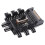 3X Multi Way Splitter Cooler Ventola di Raffreddamento Hub PC Computer  da 1 A 8 Pin 12V Power Socket PCB Adapter XXM8 2