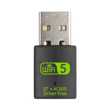 600Mbps USB WiFi Adapter Driver Free 5.0 Dual Band Network Card Dongle for Windows XP/7/8/8.1/10