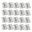 100Pcs Stainless Steel Concealed Wall Panel Clips for Quick Assembly and Adjustable Alignment 1