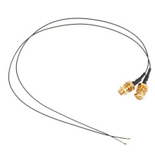 2X 2X8Dbi Dwuzakresowy Kabel M.2 IPEX MHF4 U.Fl do RP-SMA Pigtail WiFi Zestaw Antenowy do Karty AX210 AX200 9260 9560 NGFF