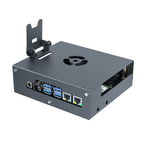 Aluminum Alloy Shell for D-Robotics RDK S100 Passive Cooling with Camera Bracket for RDK S100 Development Board
