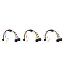 3X ATX PSU Power Supply Cable 24P to 6P Male  6P Connector for  ProDesk 600 G1 600G1 Mainboard Conversion Wire