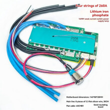 BMS LFP Lifepo4 Battery Protection Board with 4S 12.8V Car RV Inverter Charge Discharge Current Protect 200A