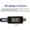 Power Meter Color Screen Fast Charging Tester Voltage and Current Meter 8A Gravitational Rotation Tester 5