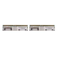 2X DDR2 4GB Ram Memory 667Mhz PC2 5300 240 Pins 1.8V FB DIMM with Cooling Vest for   Desktop Memory Ram(B)