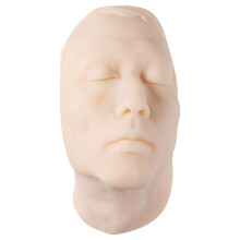 Injection Training Mannequin Head with Bones, Facial Suture Practice Model for Medical Training