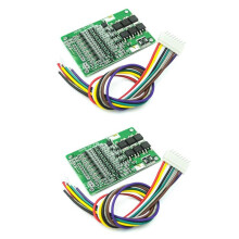 2X Battery Protection Board Balance 29.4V BMS 7S 20A Lithium 18650 Protection Board