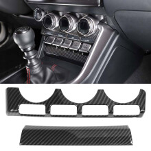 Contorno del pannello di controllo interruttore AC in fibra di carbonio per Subaru BRZ ZN8 ZD8 dal 2022+