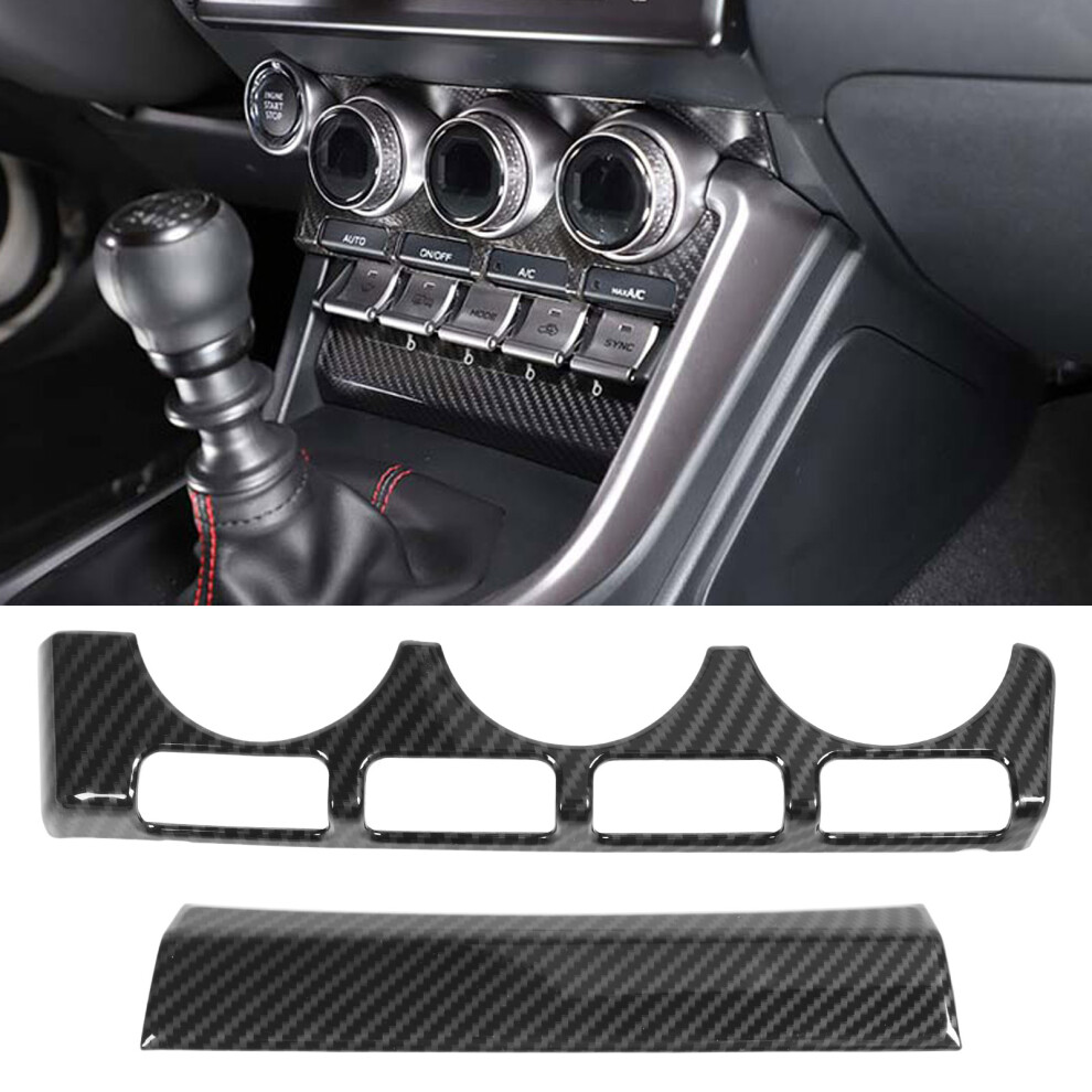 Ac Switch Control Panel Trim Carbon Fiber Style For Subaru Brz Zn8 2022+ 9381389642342