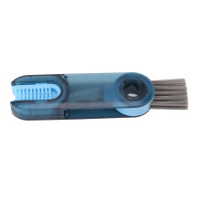 Filtro per bottiglia 3-in-1 e spazzola per fessure Blu, Acciaio Inox