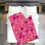 Koc flanelowy z wzorem serca 100x70cm 6