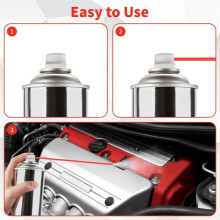 Set of 5 Pcs White Can Nozzle and 50 Pcs Red Can Straw, Can Aerosol Nozzle Repair Kit for Oil Cleaner Maintenance