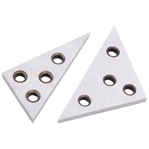 Solid Angle Plate Set 30-60-90 Degree & 45-45-90 Degree, Triangle Angle Block Hardened Steel with Precision Ground Angle 2