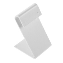 Earring Display Stand Z Shaped White Jewelry Organizer for Ear Studs Retail Home Travel Storage