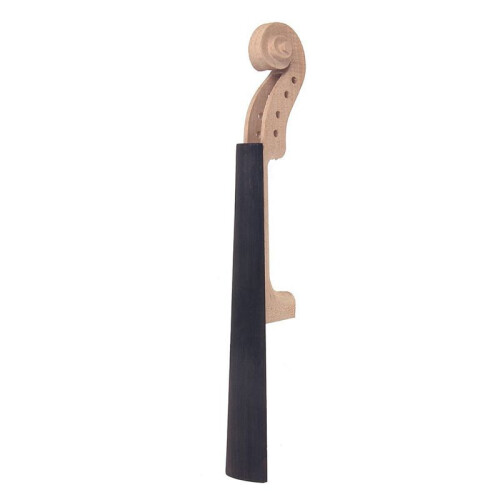 Violin Neck 4/4 Flame Maple Wood Replacement Violin Neck