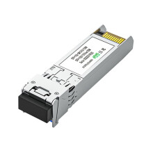 Módulo de Fibra Óptica SFP+ de 10 G, 2 Piezas, 1310 NM, LC, Transceptor de Fibra Dual Monomodo, Compatible con Conmutadores de Enrutador de Red, C