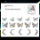 Retro Notebook Decoration Material Stickers DIY Decorative Sticker for Notebook Labels,  Magic Butterfly 4