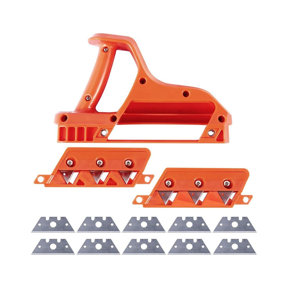 Triple-Blade Planer, Triple Planer With 10Pcs Blades, Hand Tools Gypsum Board Cutter 45+60 4711675168426