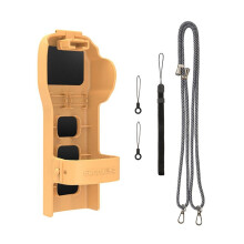 for Osmo Pocket 3 Protective Case Camera Lens Screen Anti-Fall Upper Cover Storage Bring Rope Accessor Orange