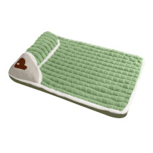 Tapis de Lit pour Chien de Compagnie ProtèGe la Colonne Cervicale Amovible Niche pour Chien Confort IntéRieur Fournitures pour Animaux de Compagnie,