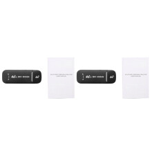 2X 4G USB Modem Roteador Wi-Fi USB Dongle 150 Mbps com Slot para CartãO Sim Carro Hotspot Sem Fio Bolso Móvel Wi-Fi