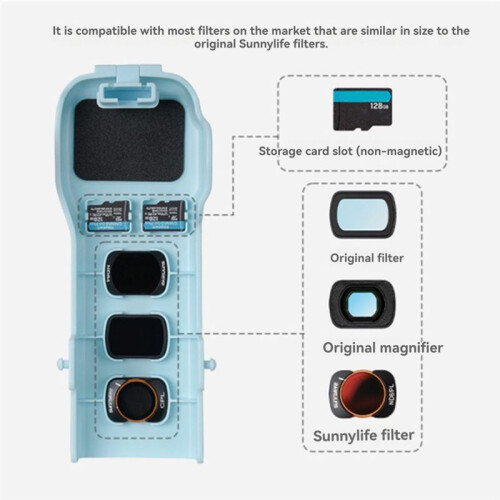 for  Osmo Pocket 3 Protective Case Camera Lens Screen Anti-Fall Upper Cover Storage Bring Rope Accessor 2