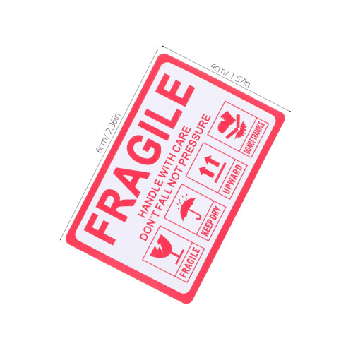 Fragile Stickers Roll 1000pcs Handle With Care  Labels Strong Adhesive for Moving Boxes 1
