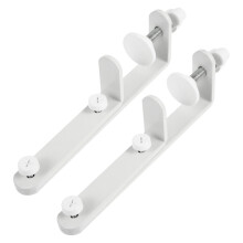 Adjustable Pegboard Desk Bracket NoDrill Iron Table Stand for Home Office and Retail Display