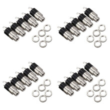 20PCS 3.5mm Stereo Jack Panel Mount Connector