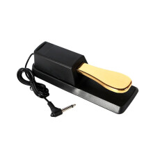 Universal Keyboard Sustain Pedal for Digital Piano – Smooth Sustain Control, Stable Ergonomic Base, Black