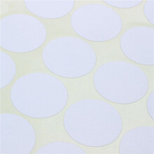 10X, 19mm Circles Round Code Stickers Self Adhesive Sticky Labels White