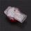 220 Pieces Gel Splice UR Connector 3 Port Wire Connectors Red+Clear 7