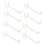 100pcs Heavy Duty Pegboard Hooks and Slatwall Accessories for Garage Wall Storage 1