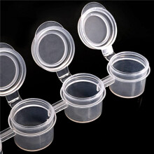 150 Strips Paint Pots Strips,900 Pots 2Ml/0.07 Oz Empty Paint Cup Pots with Lids, for Classrooms Paintings Art Festivals