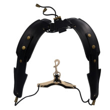 Adjustable Leather Saxophone Shoulder Strap Neck Strap Tenor Saxophone Double Shoulder Strap Saxophone Strap Double Shoulder Saxophone Strap