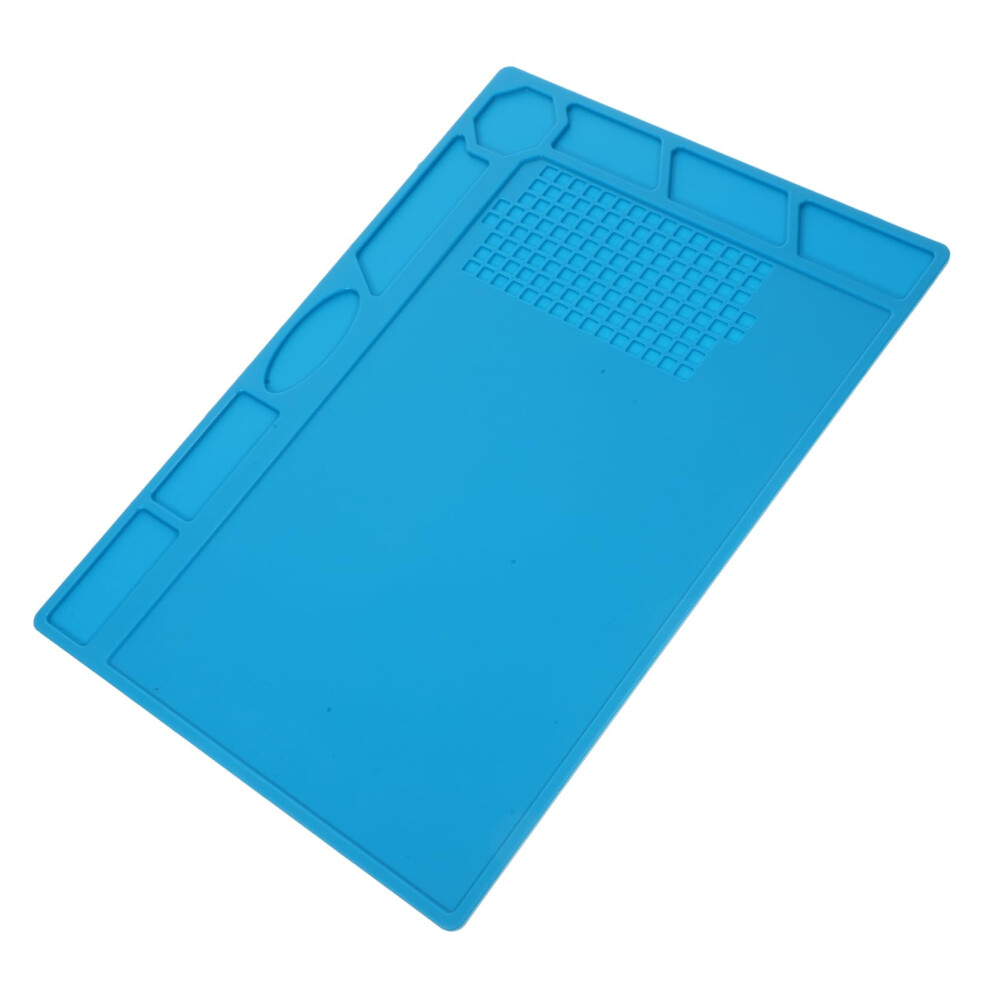 Soldering Mat Heat Resistant Silicone With Magnetic Sections Large Workbench Pad For Electronics 9174973232063