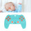 Baby Silicone Teether Game Controller Toy, Blue, Soft & Safe 14
