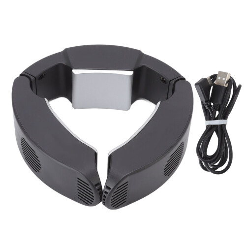USB Neck Fan with Semiconductor Cooling, 2-Speed Bladeless