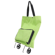 Rolling Shopping Cart Folding Grocery Trolley Bag with Wheels Large Capacity for Travel Groceries