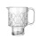 650 ml tjockväggig glasmugg, vit 1