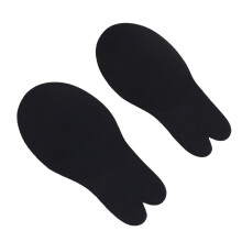 Klebe-Bügel-Bh ohne Rücken, schwarz, S/M, wiederverwendbare Nippelabdeckungen für Damen