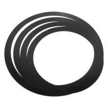 4Pcs Drum Practice Pad Set Snare Drum Mute Rings Noise Reduction Tone Control for Quiet Practice