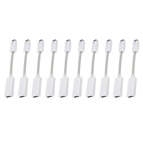 10X Blanc Cable Adaptateur  DVI Vers  pour