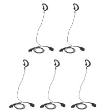 5X G Shape Earpiece Headset with Ptt for Radio Pd580 Pd700 Pd780 Pt580H