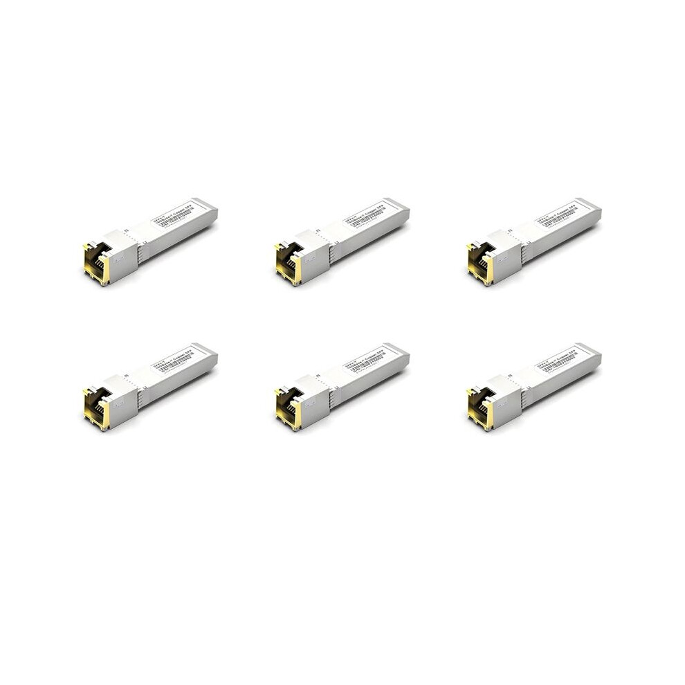 6X Sfp+ Module Rj45 Gbic 10G Connector Sfp Copper Cable Sfp 10G Electrical Port Optical Module Ethernet Port 4711352185661