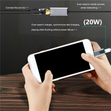 2X RJ45 LAN Adapter for 14 13 12 11 8 7 6 5 // Ethernet LAN Network Adapter with Charge Adapter Port 20W