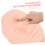 Eyelash Extension Mannequin Head with Realistic Face Shape, Reusable Lash Training Model for Makeup 3