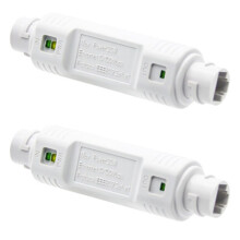 2X 1 en 1 Sortie POE RéPéTeur Extension de RéSeau ÉTanche 250 M Extension 1 en 2 Sortie 48 V Poe IEEE 802.3Af