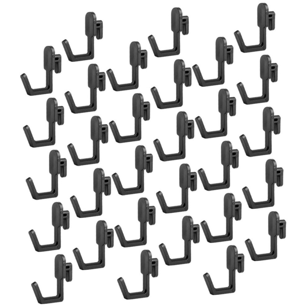 30Pcs Pegboard Hooks With Secure Locking Design For Garage Tools And Craft Room Storage 9174973234128